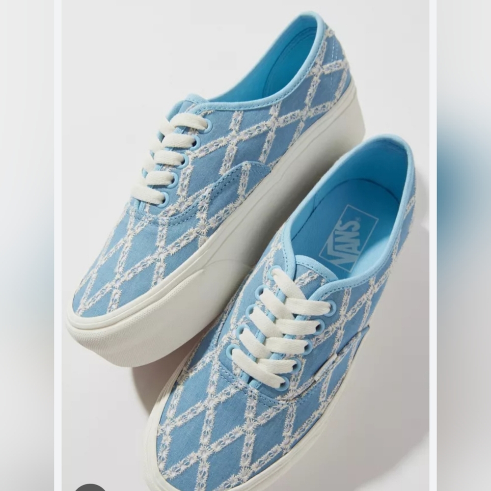 Vans Authentic Stackform Platform Denim Mix Light… - image 2
